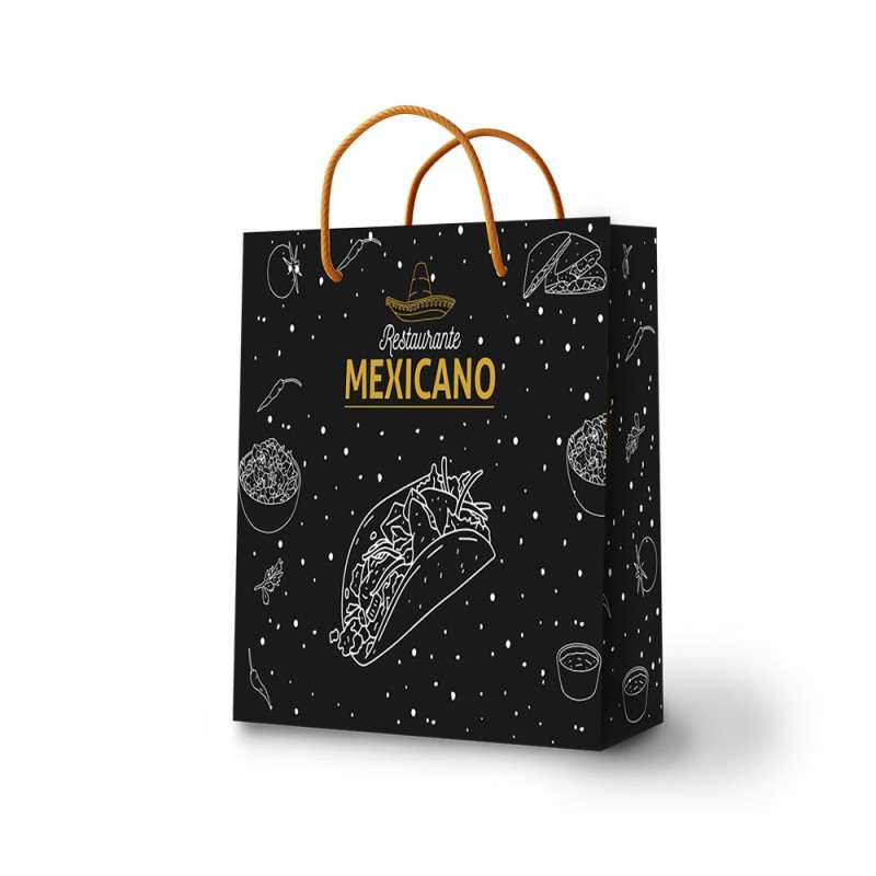 Small Laminated Eurotote Bag 9" W X 7" H X 3.25" D